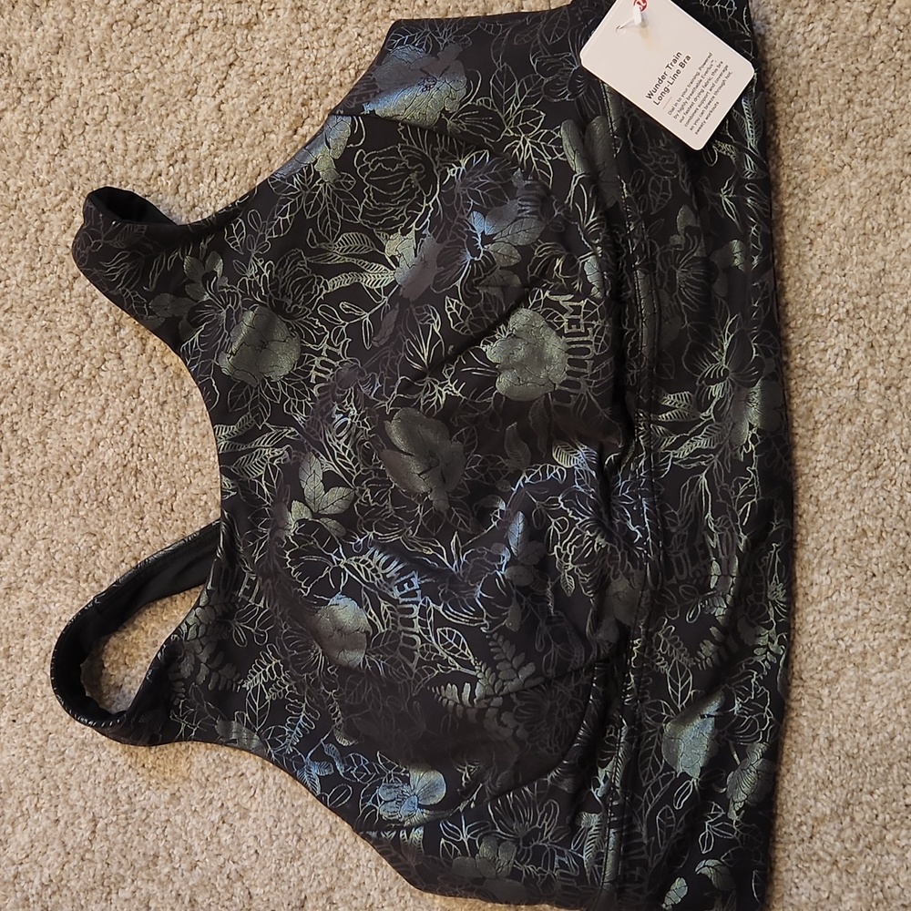 NWT Lululemon Wunder Train Long-Line Bra